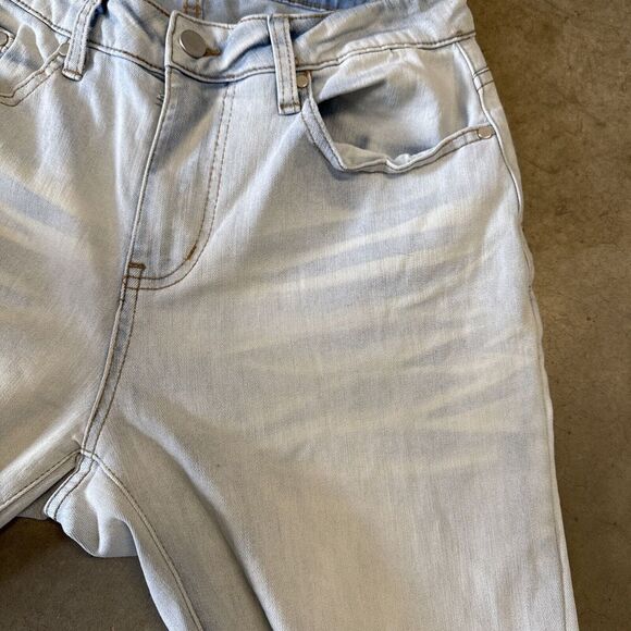 Reba Womans 6 Light wash Blue Jeans Bootcut Western Country Stretch Slimming - Picture 4 of 10